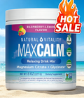 Calm Magnesium Powder | Raspberry Lemon Flavor | 16 oz | by Natural Vitality