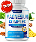 Decent Nature Magnesium Complex with Elemental Magnesium Supplement 1000mg 90 Capsules