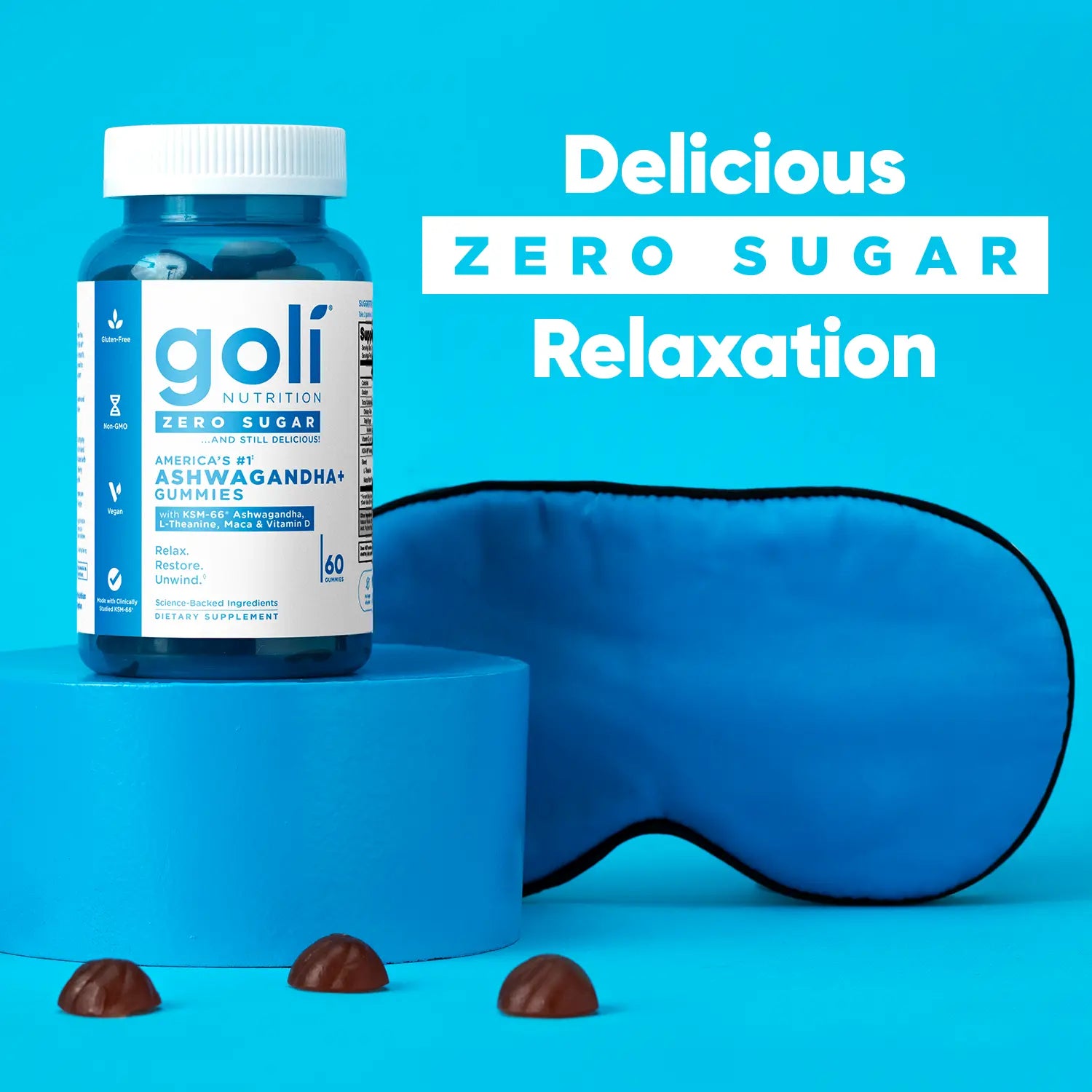 Zero Sugar Best Seller Trio - World's First 3-in-1 Pre, Post, Probiotic, Apple Cider Vinegar with Vitamin B12 and Probiotics To Address Bloating, Ashwagandha & L-Theanine, Vitamin D gummies. Gluten-Free, Vegan, Non-GMO & Gelatin-Free