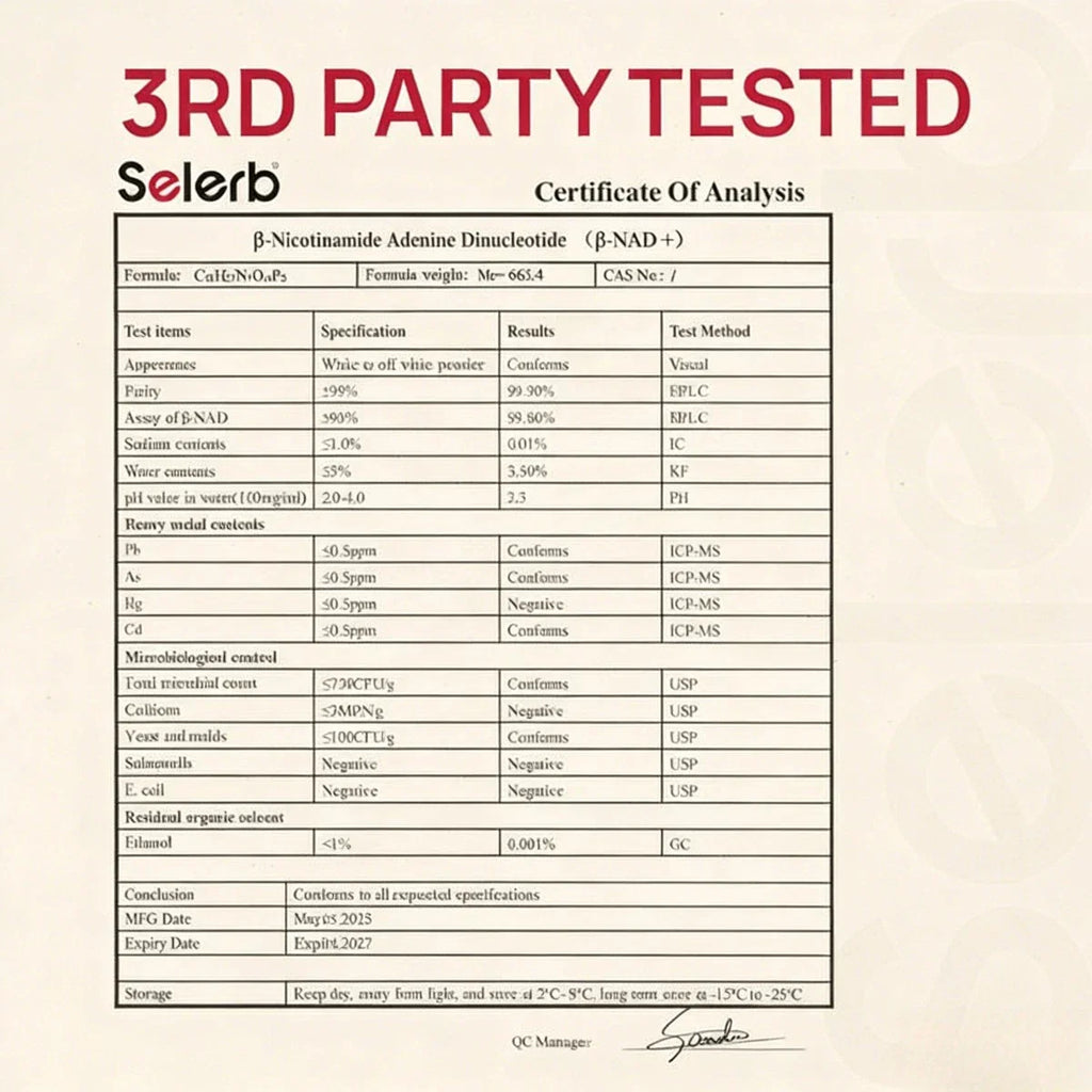 Cellular Renewal & Energy for Women,Selerb NAD+ with Resveratrol & CoQ10, 60ct